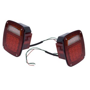 Jeep Wrangler LED Tail Light Set - Rugged Ridge - `87-`06 Jeep Wrangler LED Tail Light Set - Rugged Ridge - `87-`06